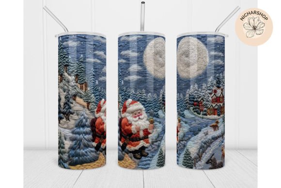 20oz Santa Embroidery Christmas Tumbler1 Review