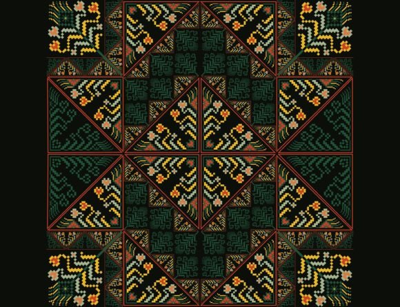 Embroidery Floral Patchwork Pattern Review
