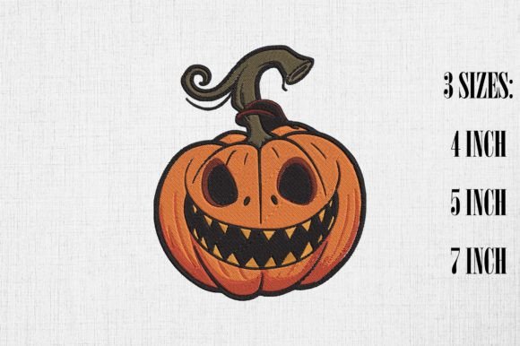 Halloween Pumpkin Embroidery Design 2 Review