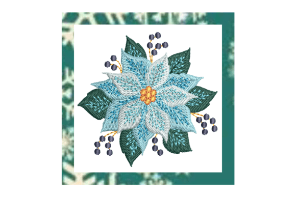 Poinsettia Embroidery - 4x4 Review