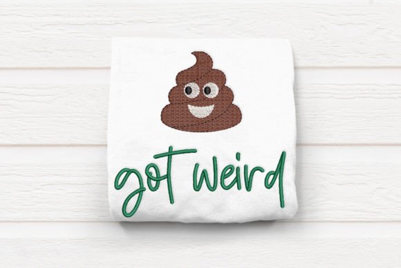Poop Got Weird Emoji Embroidery Review