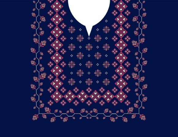 Review: Ethnic Neck Embroidery Floral Pattern for Gifts