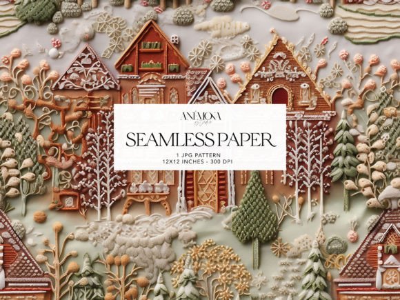This is a Christmas Village Embroidery Review